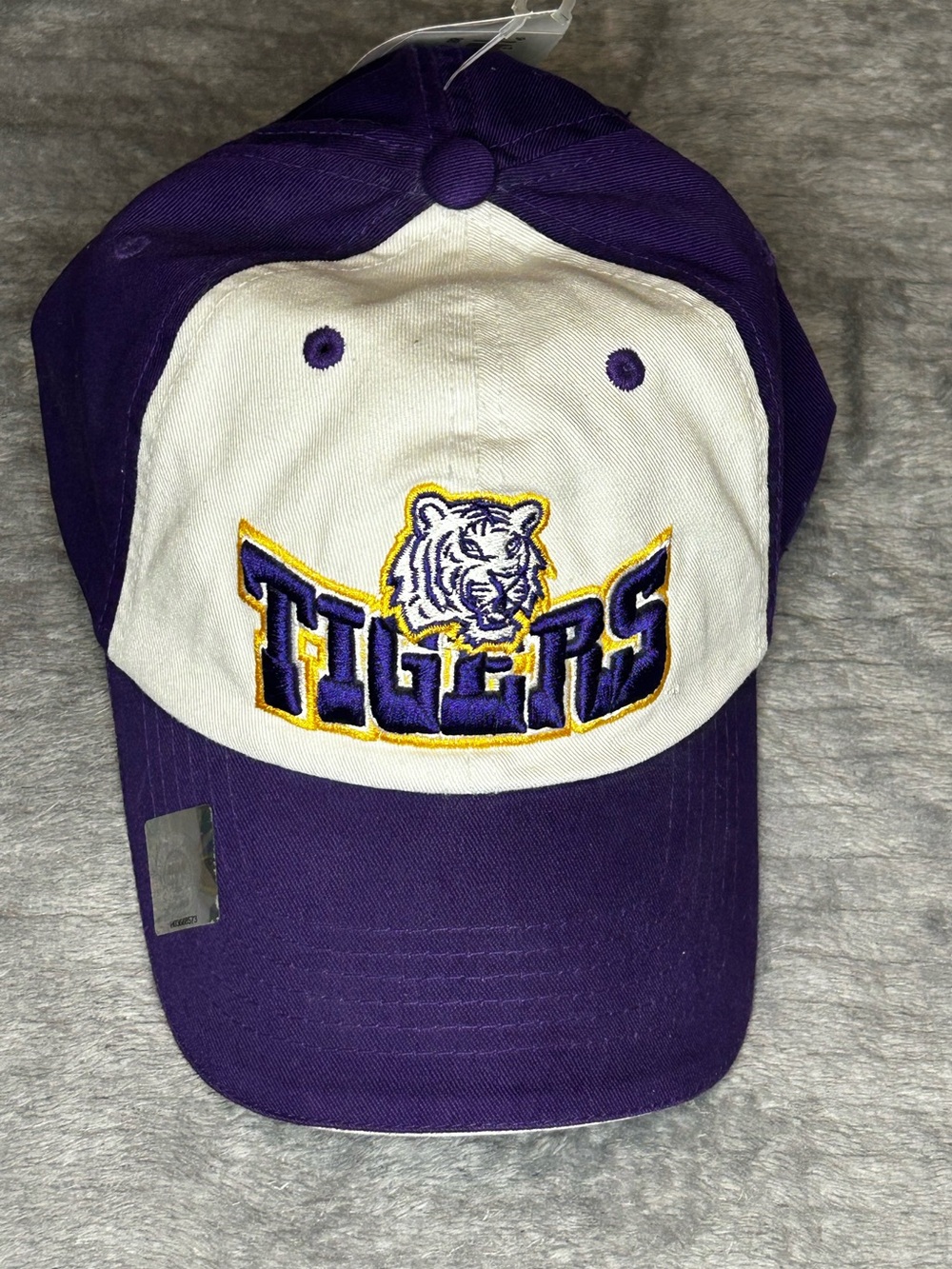 LSU TIGERS NCAA AUTHENTIC NEW LOW PROFILE ADJUSTABLE STRAP HAT